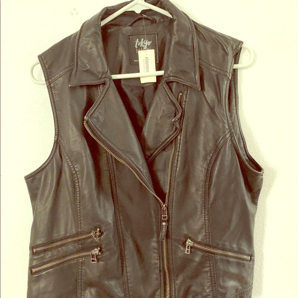 Fake Leather Jacket